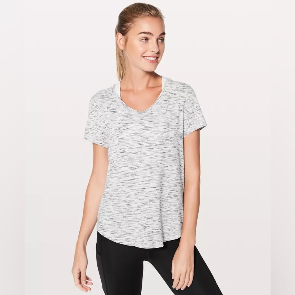 Lululemon Meant To Move Tee, Size 10, White